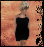 *MM* Halter Dress Black