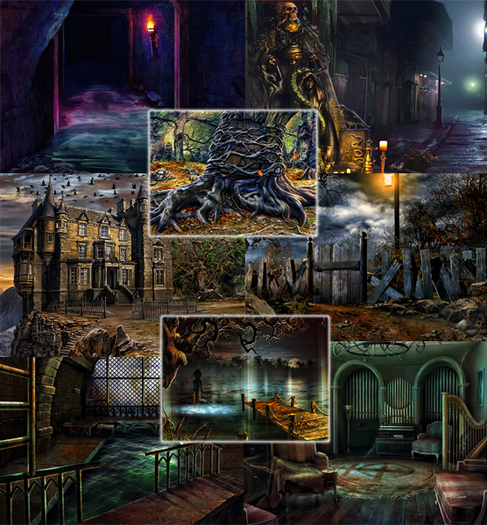 Gothic Photo Background Texture - Santaria