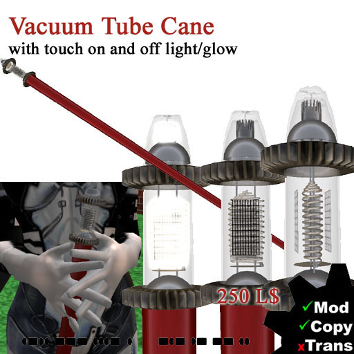 Vacuum Tube Cane (box)