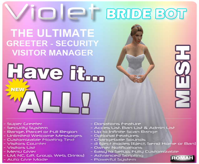 Bride Bot - The Ultimate Greeter & Visitor Manager V2