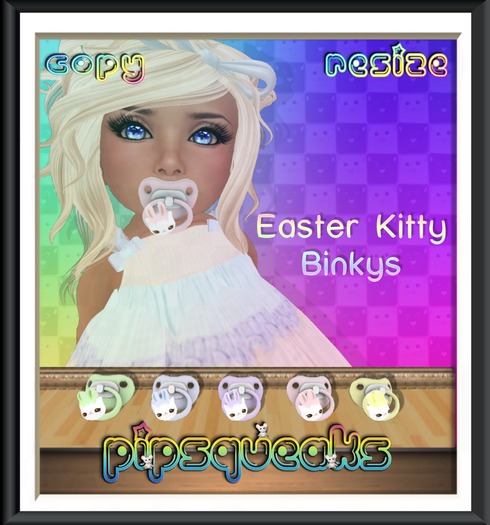 {PiP} Easter Kitty Binky Pink