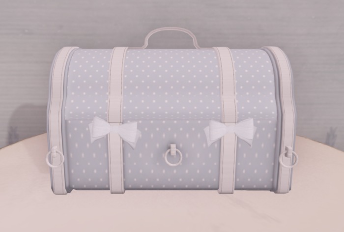 {Dream Doll} Blue Dotty Trunk - for ToddleeDoo!