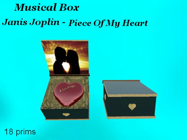 Musical box Janis Joplin Piece Of My Heart