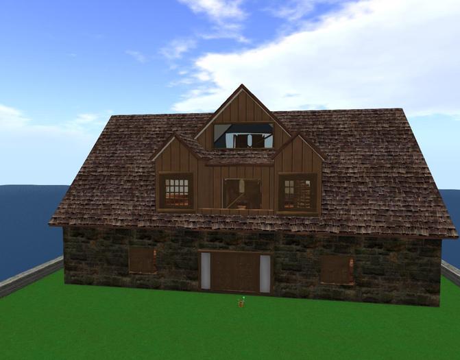 3 story rock-wood