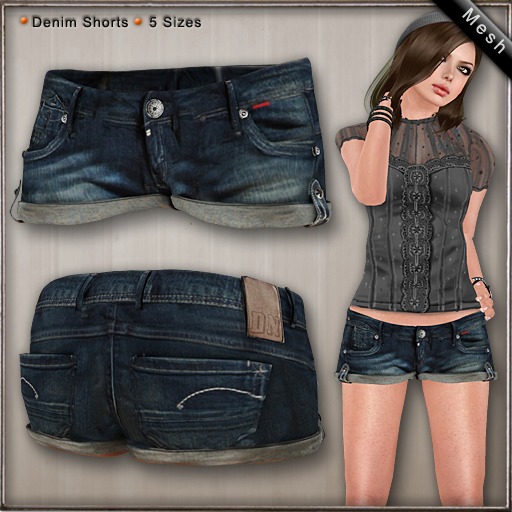 DN Mesh: Laura Shorts - Dark
