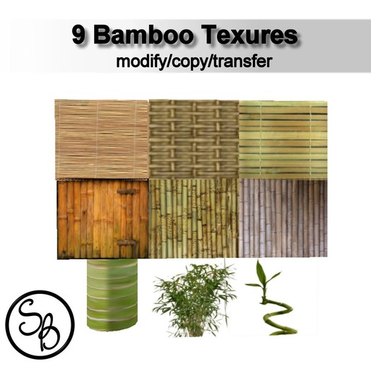 9 bamboo Textures