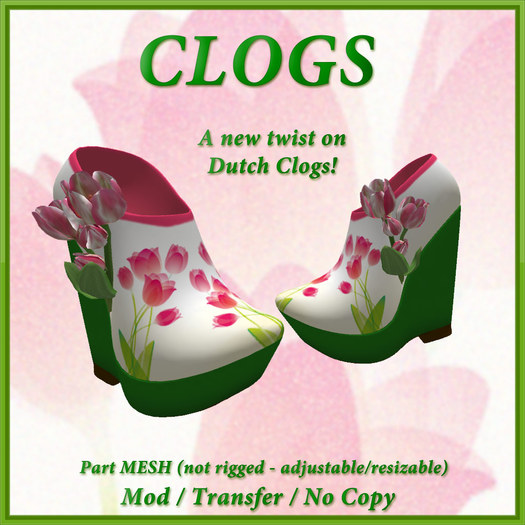 [SBD] CLOG -  Green/White/Pink (BOX)