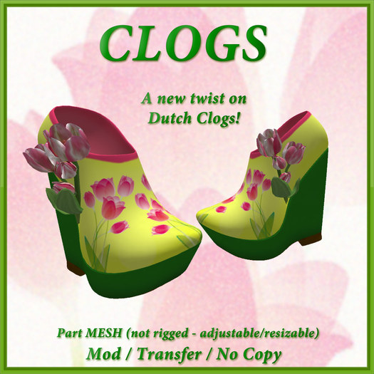 [SBD] CLOG -  Green/Yellow/Pink (BOX)