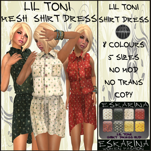 *ESKA* LIL TONI SHIRT DRESS DEMO