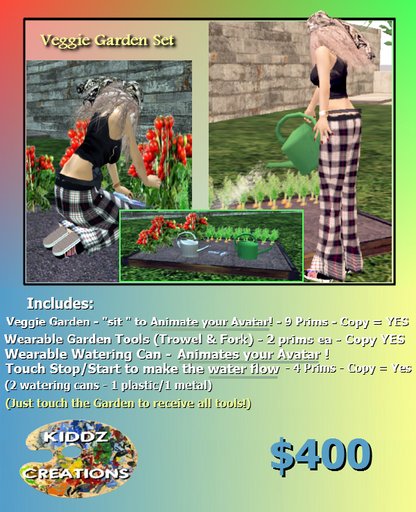 Gardening Set #2 - KC Veggie Garden Set