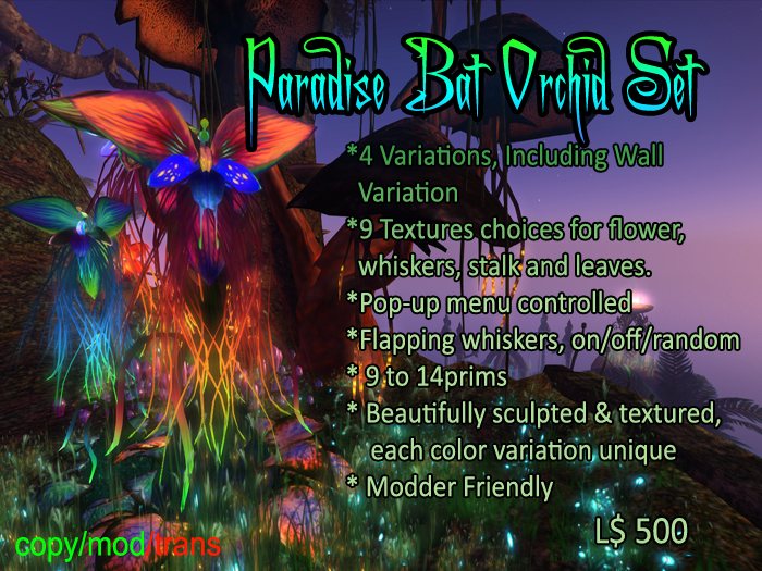 [CC] Paradise Bat Orchid Set (boxed)