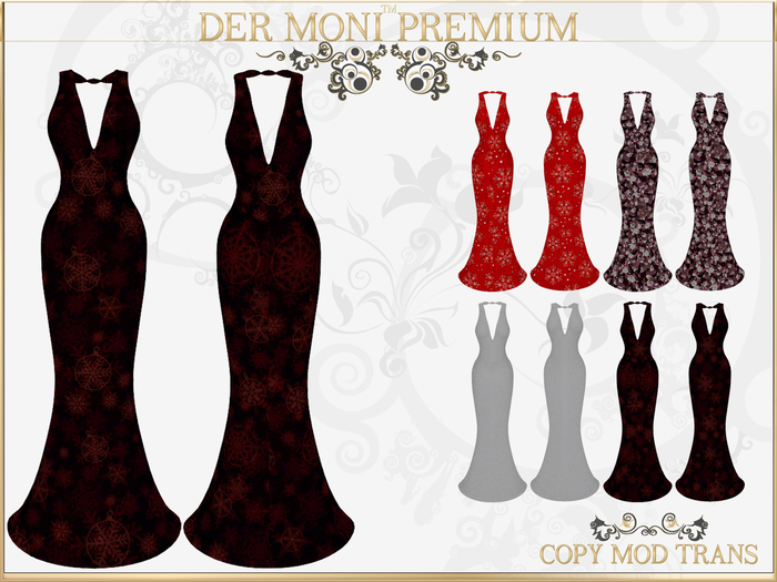 DER MONI FULL PERMISSION PREMIUM RIGGED FORMAL DRESS 2