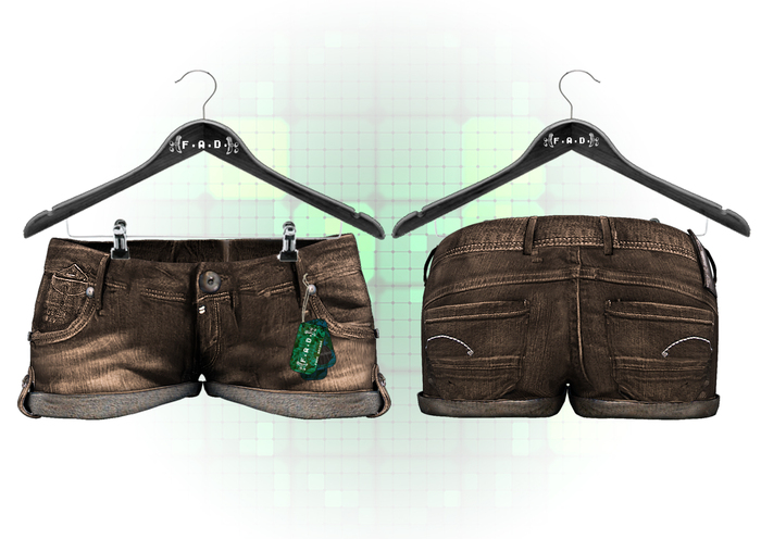 -Fade Arcade- Mesh Shorts Brown