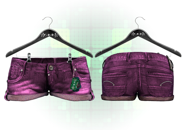 -Fade Arcade- Mesh Shorts Pink