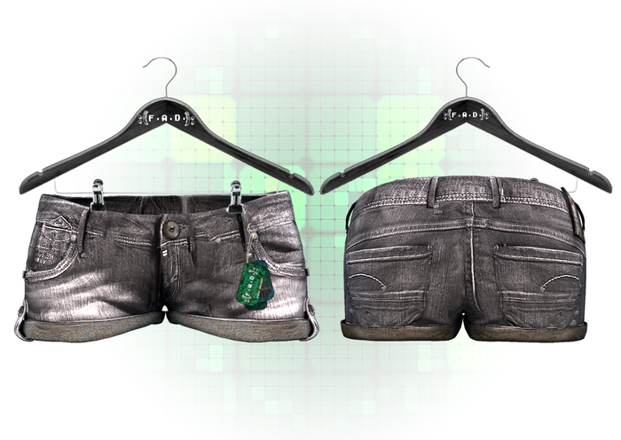 -Fade Arcade- Mesh Shorts Grey
