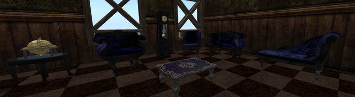 Living Room Set *royal blue* 