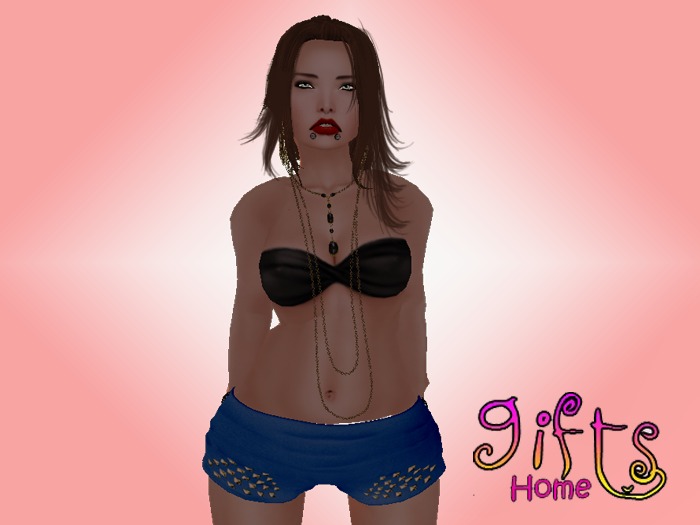 [GIFTS HOME] FREE GIFT - Mini Short MESH Spike Blue
