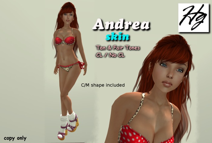 Harley Girl Andrea Skin & Shape  