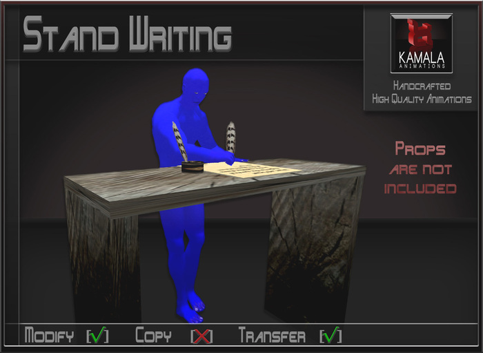 Office *Stand Writing* Transferable Poseball