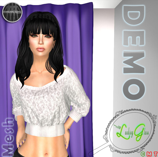<TLG> Cropped Sweater DEMO {MESH}