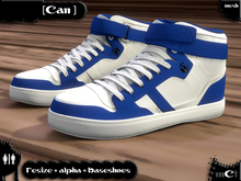 [ Can ] - White/Blue