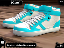 [ Can ] - White/Babyblue