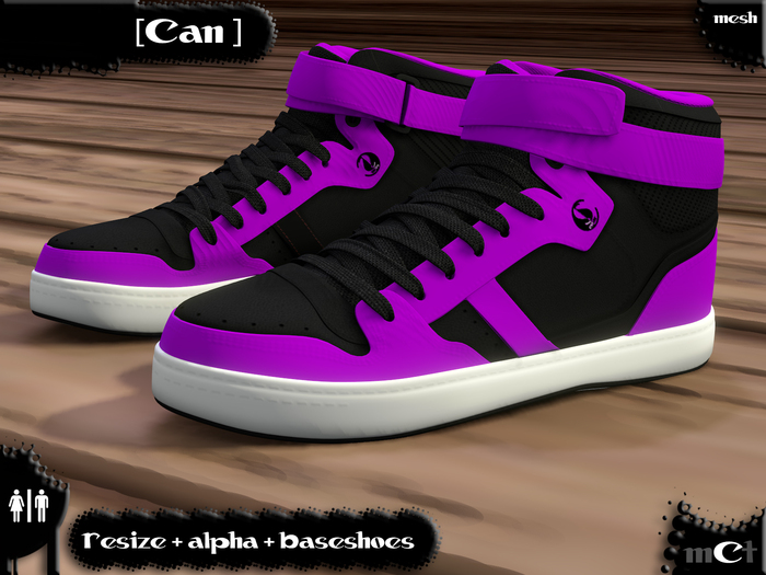 [ Can ] - Black/violet