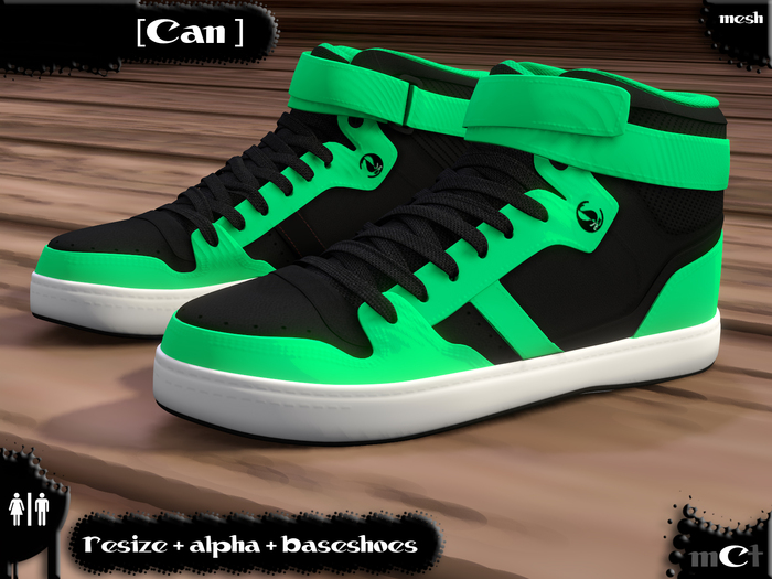[ Can ] - Black/Green