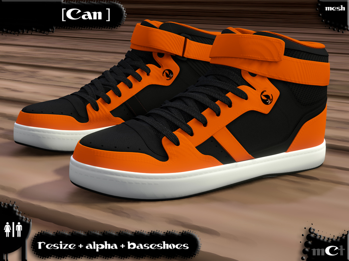 [ Can ] - Black/Orange