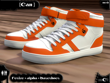 [ Can ] - White/Orange