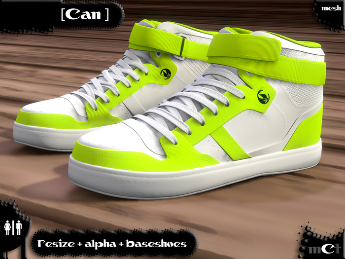 [ Can ] - White/Lemon