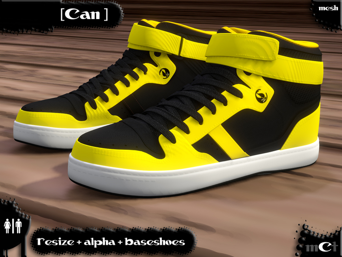 [ Can ] - Black/Yellow