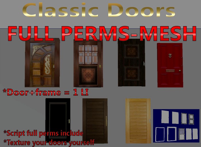 Classic doors Full Perms boxed
