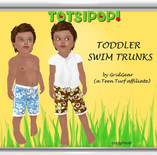 TOTSIPOP! Toddler Swimtrunks Set