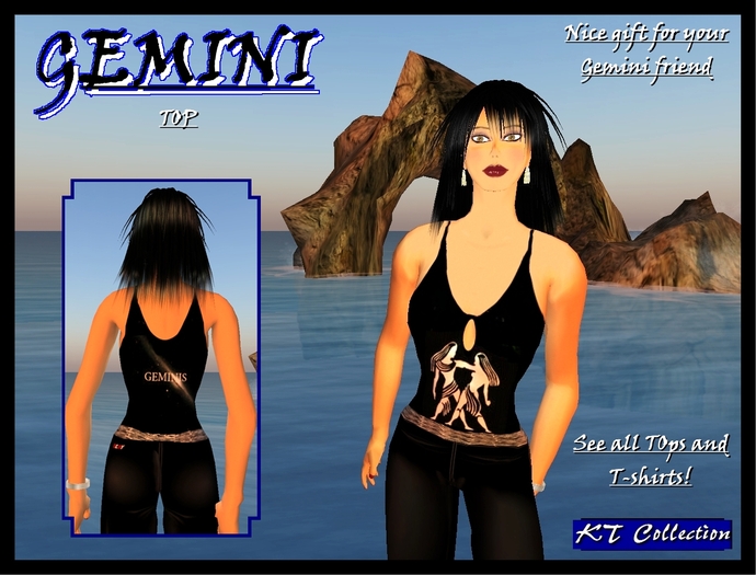 GEMINI  TOP (Zodiac Collection) - Trans