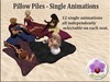 Pillow pile single animations