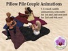 Pillow pile couple animations