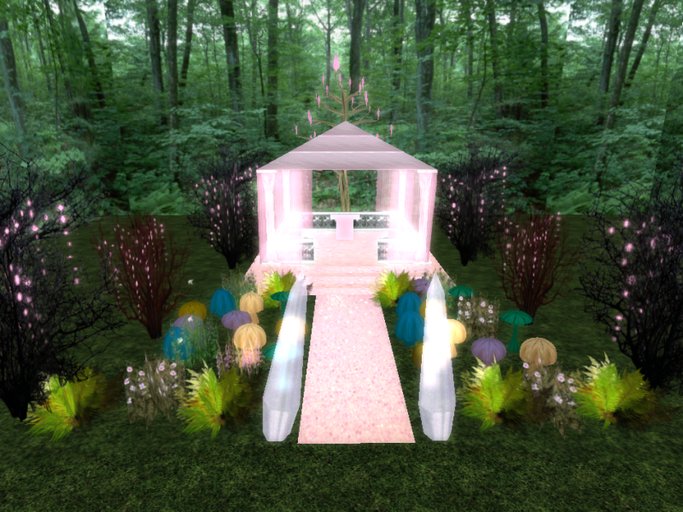 Fairy Wedding Gazebo - Pink 