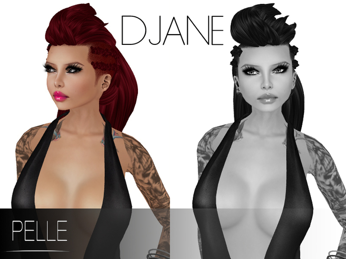 Pelle - DJANE MESH RIGGED  HAIR RED