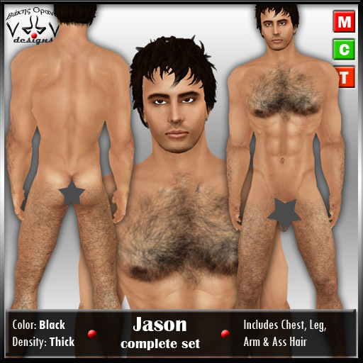 The BODY HAiR SHOP - Body Hair Complete Set {Jason}