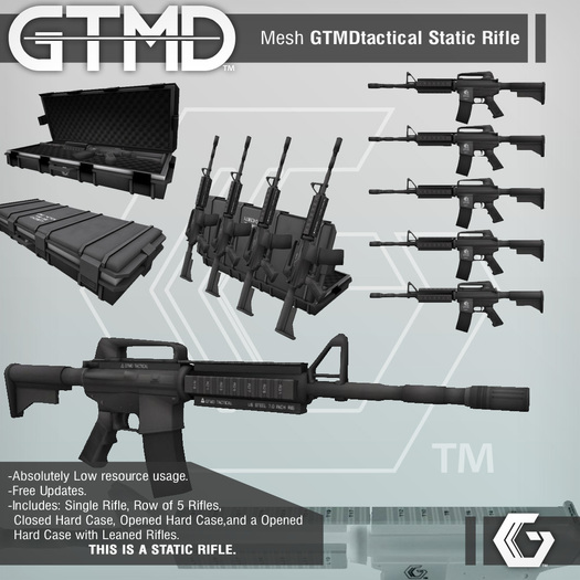 GTMDtactical Low Poly Static Rifle (Boxed)