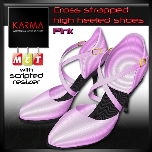Karma - Strappy High Heels shoes - Pink
