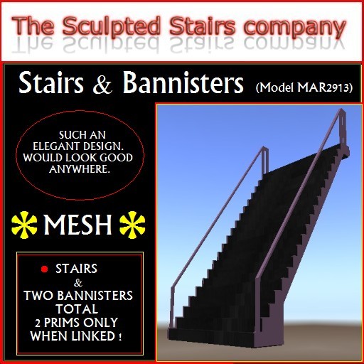 STAIRS AND BANNISTERS (MAR2913) Boxed