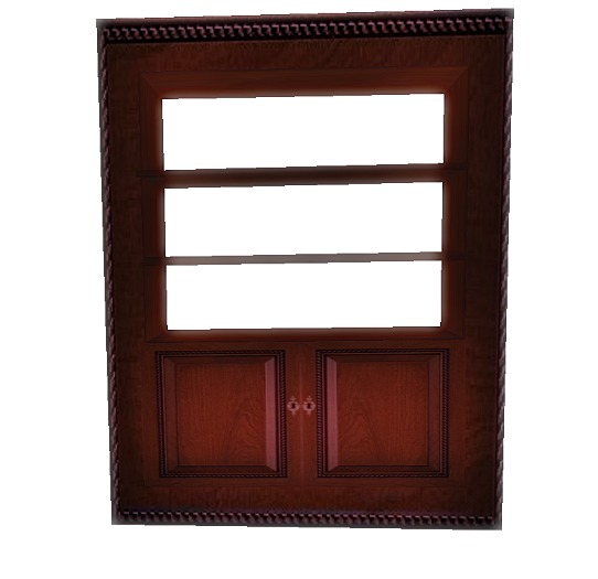 Wooden shelf