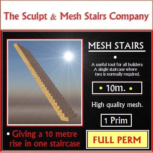 10m Stairs Mesh (Boxed)