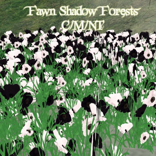 ~FSF~ Monochromatic Mesh/Sculpted Poppies 3-Pack