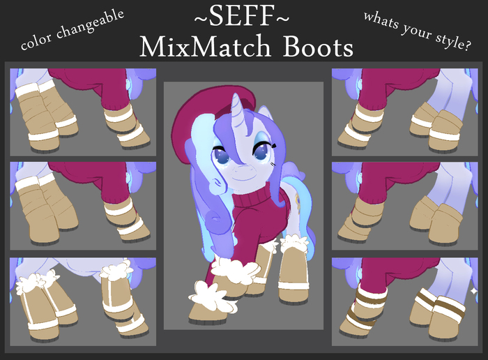 ~SEFF~ MixMatch BOOTs (wear me)
