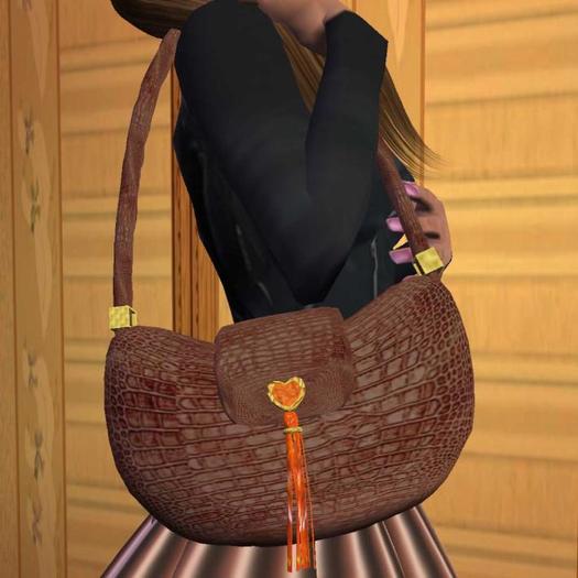 {DiG} Hobo Shoulder Bag in Latte Brown