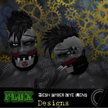 Second Life Marketplace - Flux Mesh One Side Eye Lens Attachment