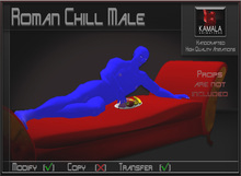 Seating *Roman Chill Male* Transferable Poseball